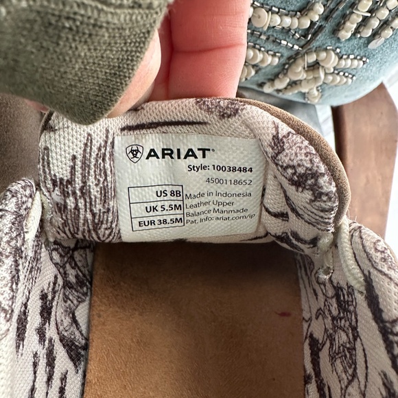 Ariat Women’s Brown Bomber Lace-up Casual Hilo-Size 8 medium - Picture 6 of 8